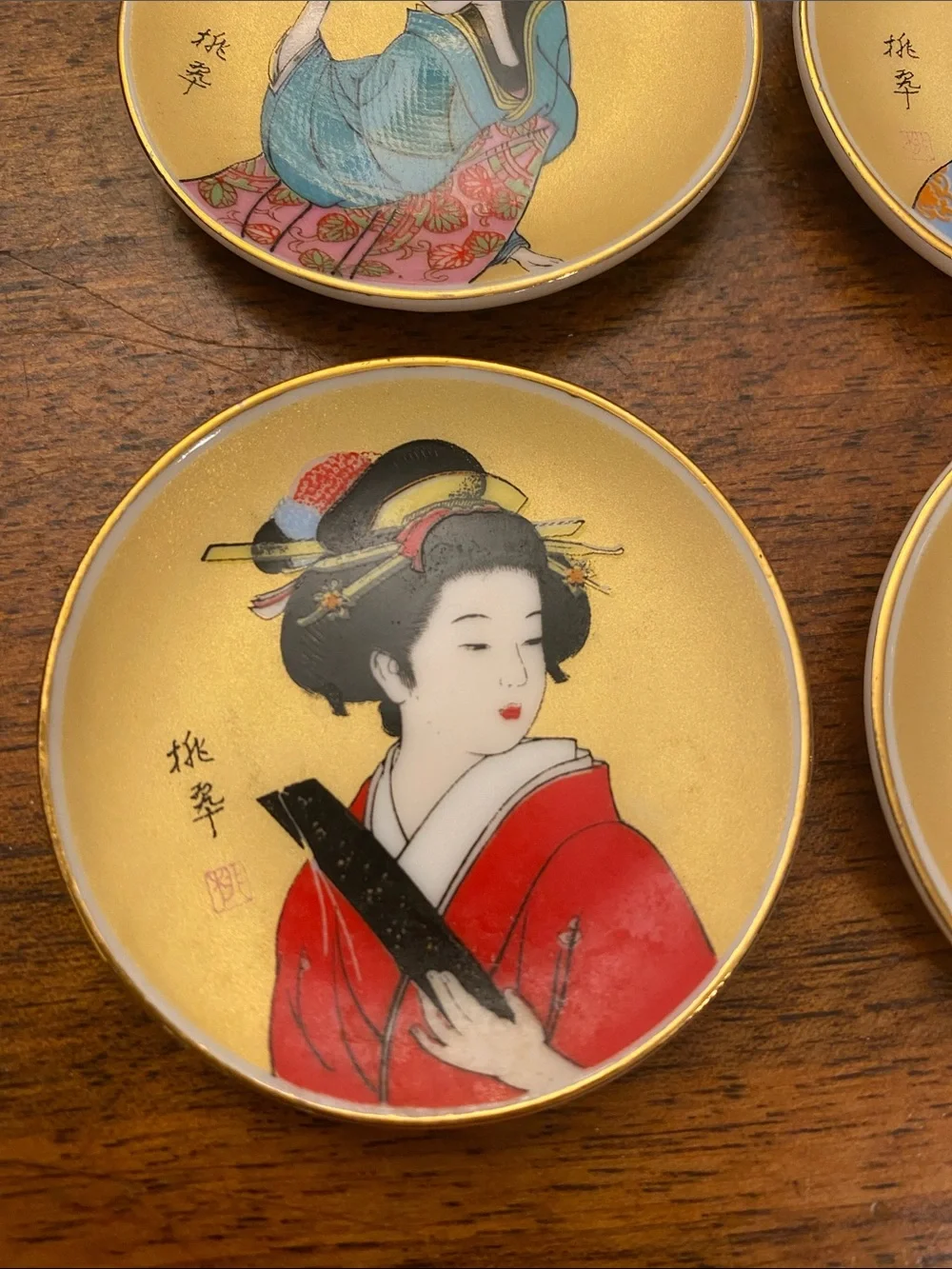 Mini Geisha Plates